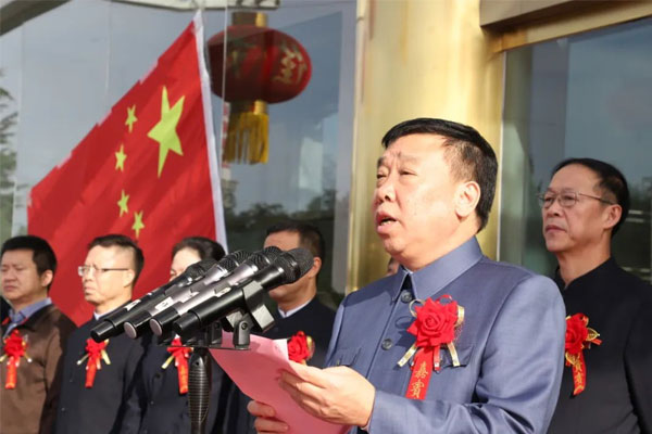 2021年j9游戏董事长李安平在双庆活动现场 2021年j9游戏董事长李安平在双庆活动现场